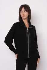 RD Style Saruna Soft Satin Trim Mock Nk Jacket