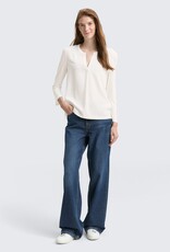 Tom Tailor Henley Mix Fabric Blouse