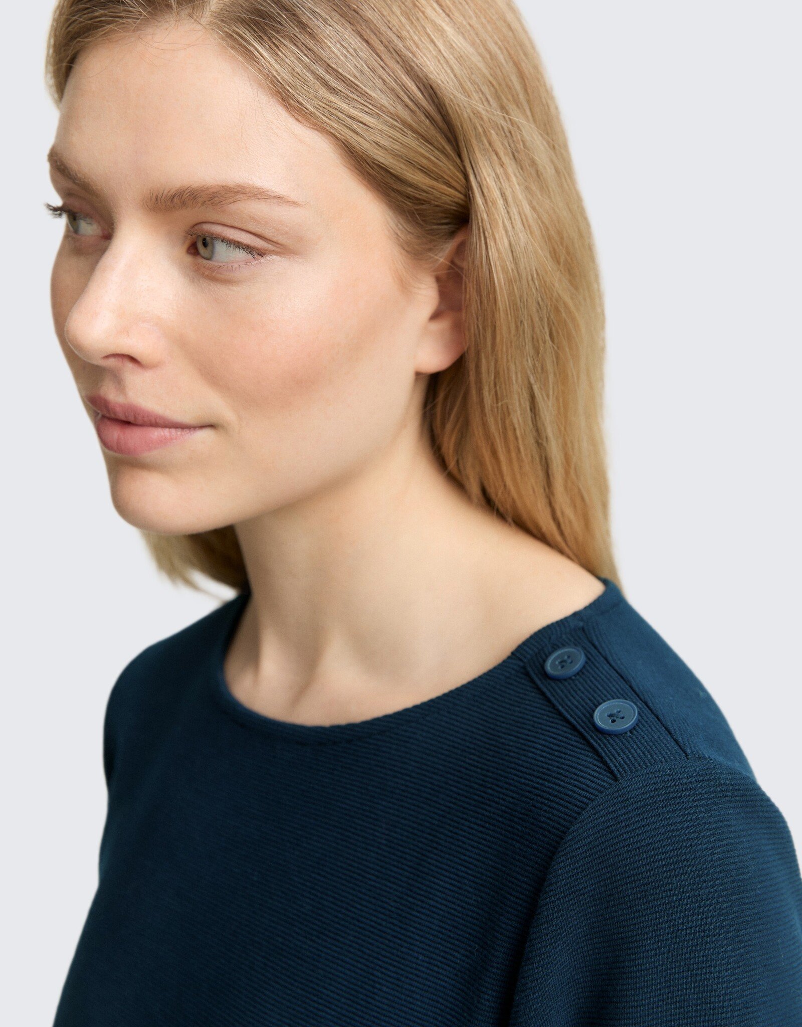 Tom Tailor Structured LS Top wTie Waist