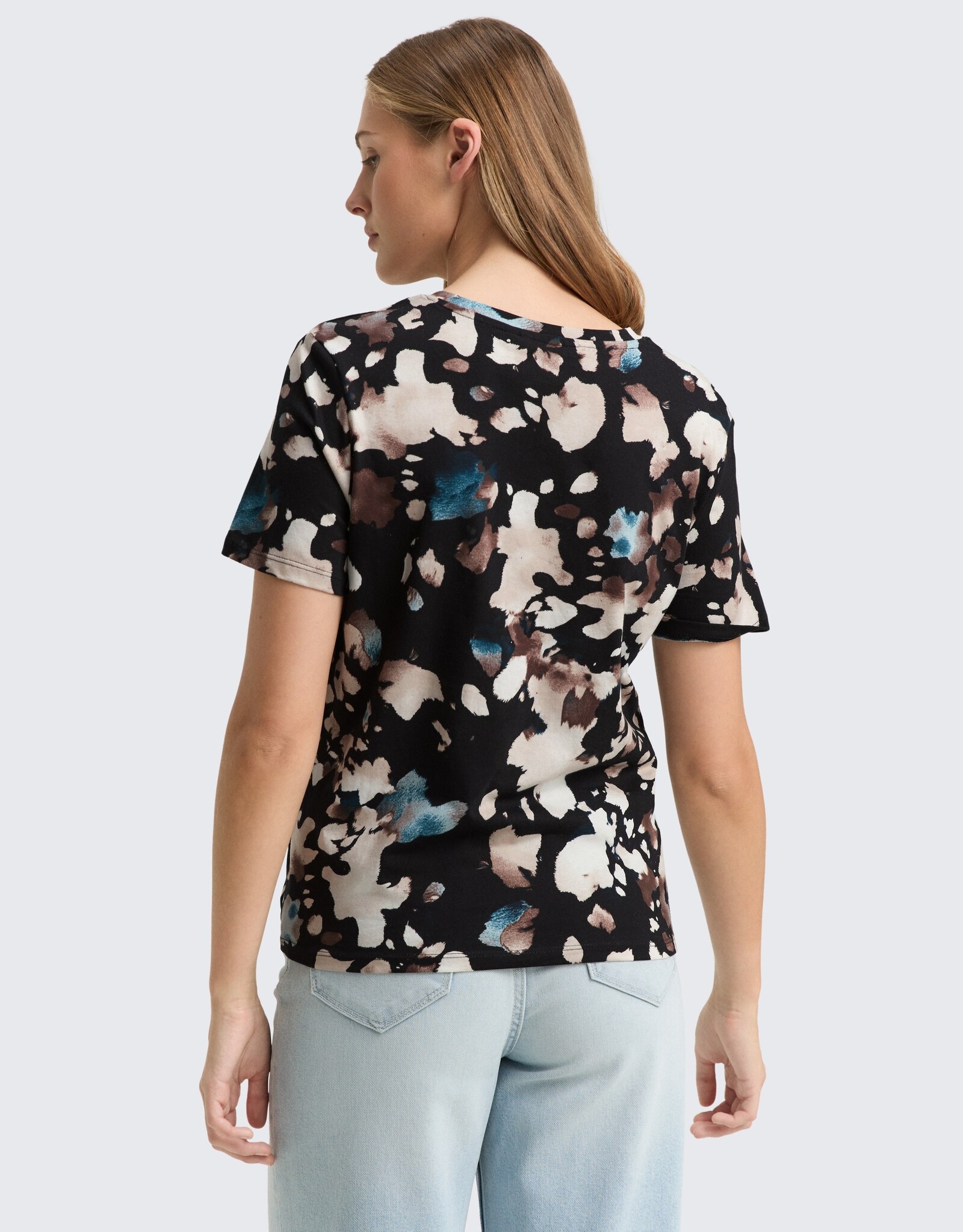 Tom Tailor  Knoted Abstract Print T-Shirt