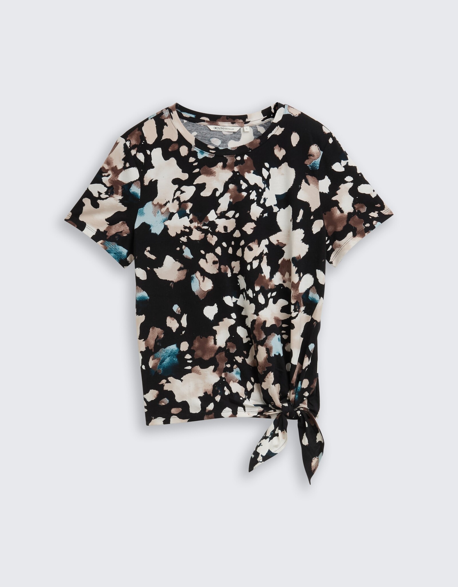Tom Tailor  Knoted Abstract Print T-Shirt