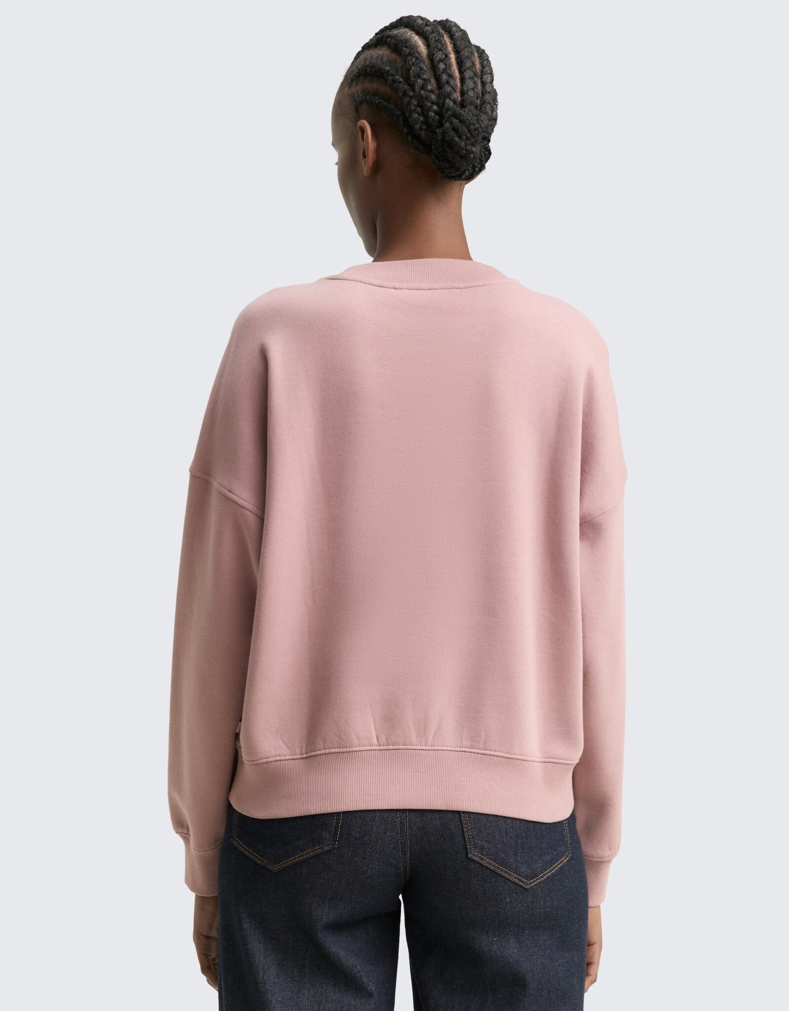 Tom Tailor Crew Neck Solid Sweatshirt