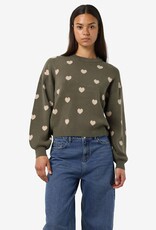 Noisy May Charlott L/S O-Nk Knit