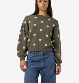 Noisy May Charlott L/S O-Nk Knit