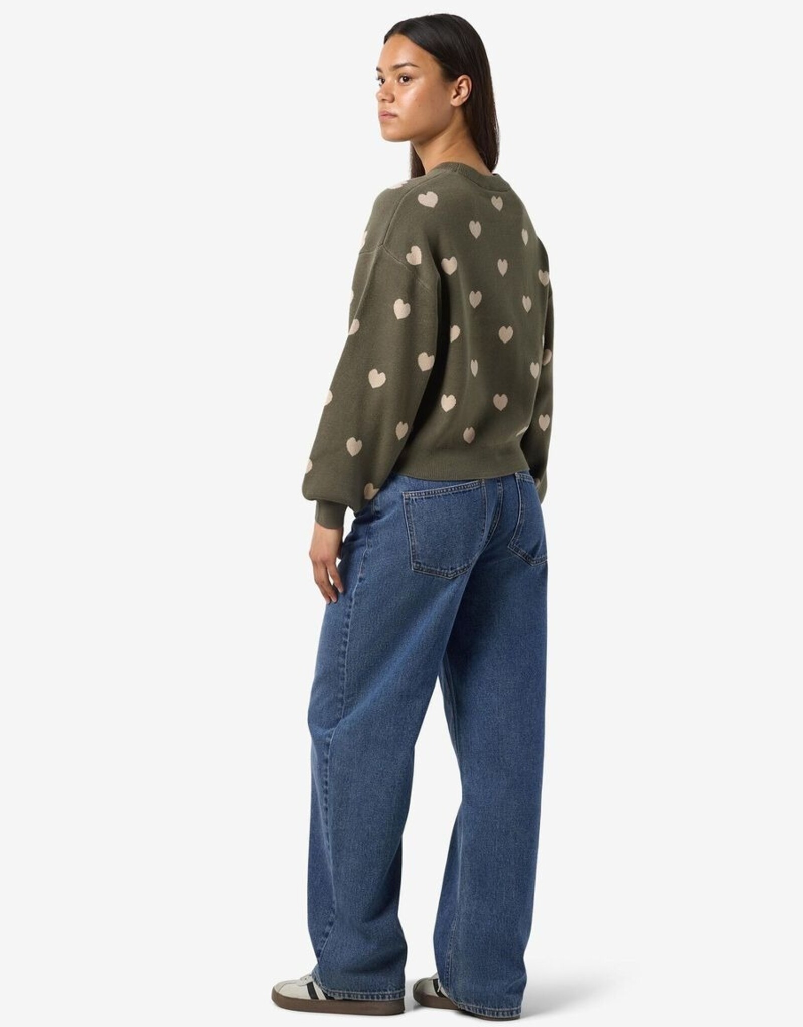 Noisy May Charlott L/S O-Nk Knit