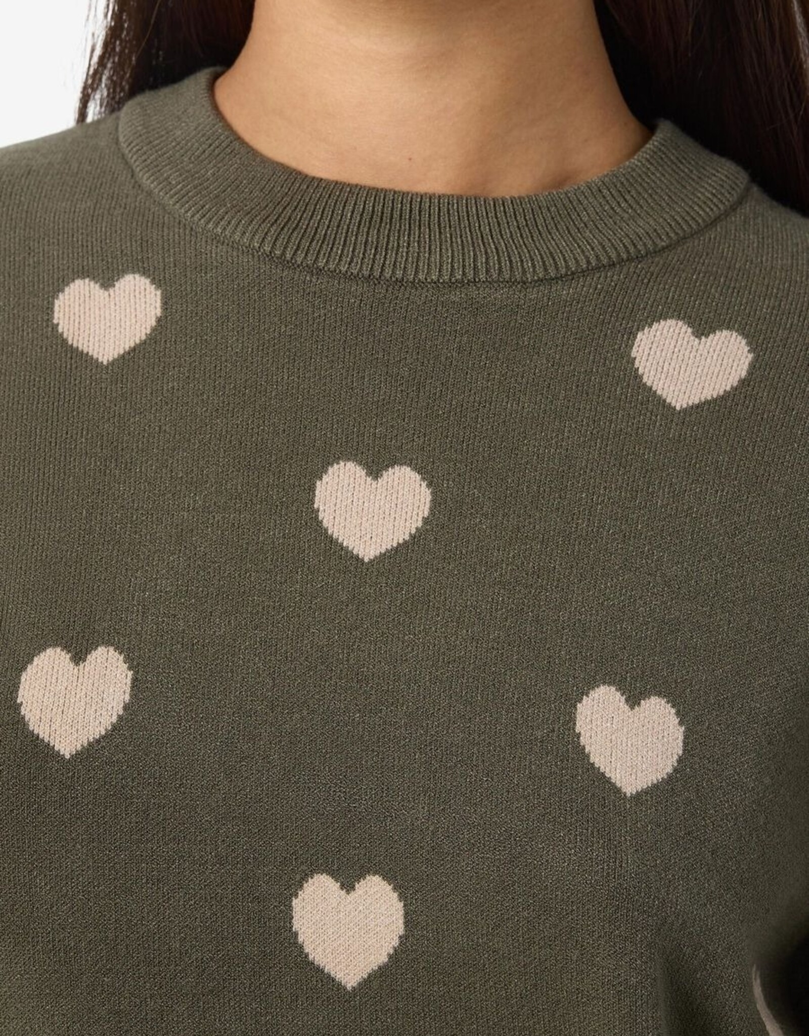 Noisy May Charlott L/S O-Nk Knit