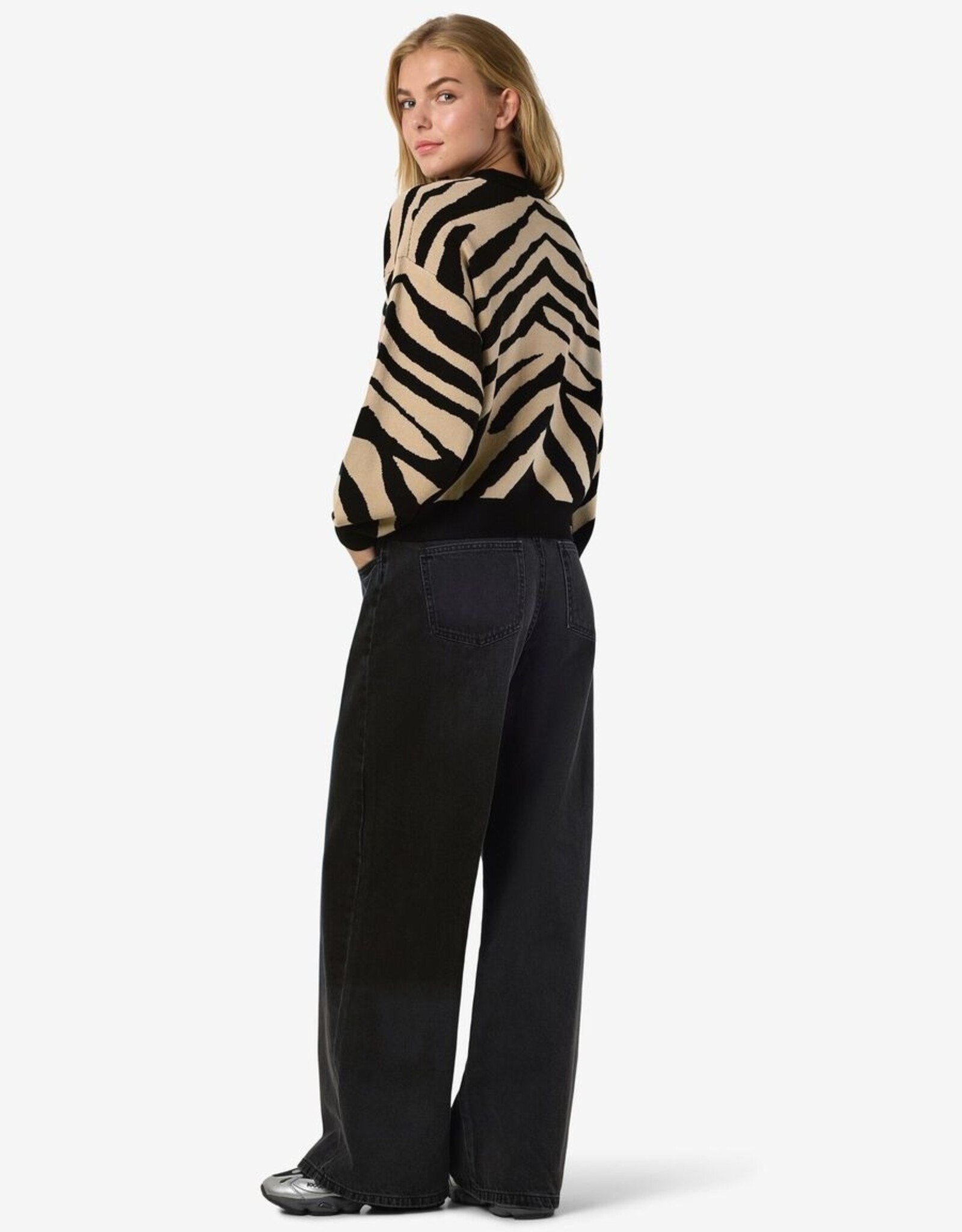 Noisy May Charlott L/S O-Nk Knit