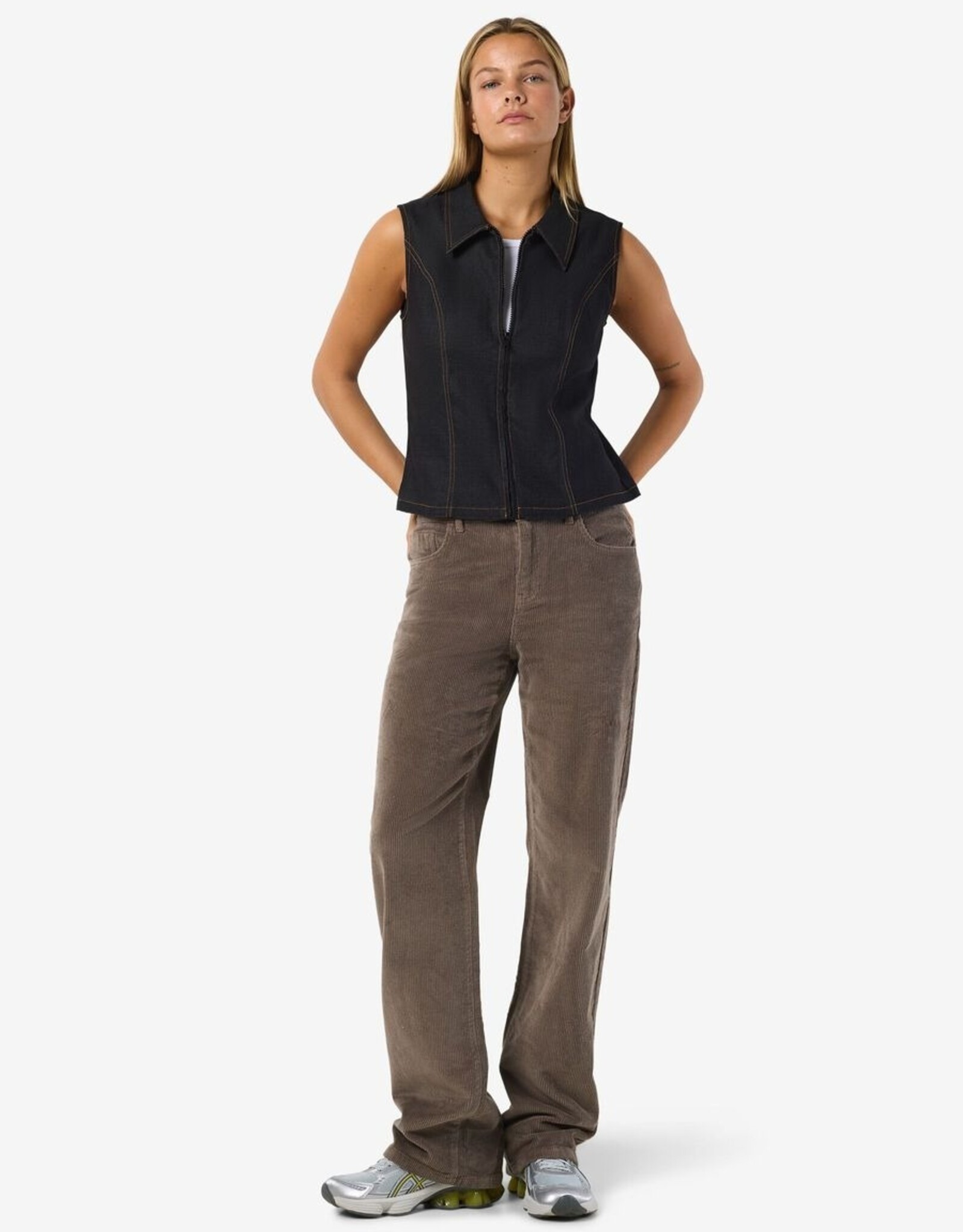 Noisy May Cord Yolanda SW Wide Jeans