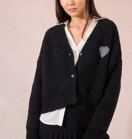 Molly Bracken Heart Emb Cardigan