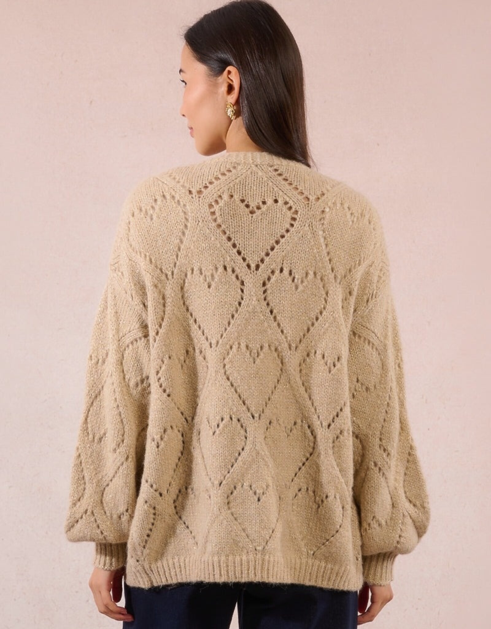 Molly Bracken Heart Knited Cardigan