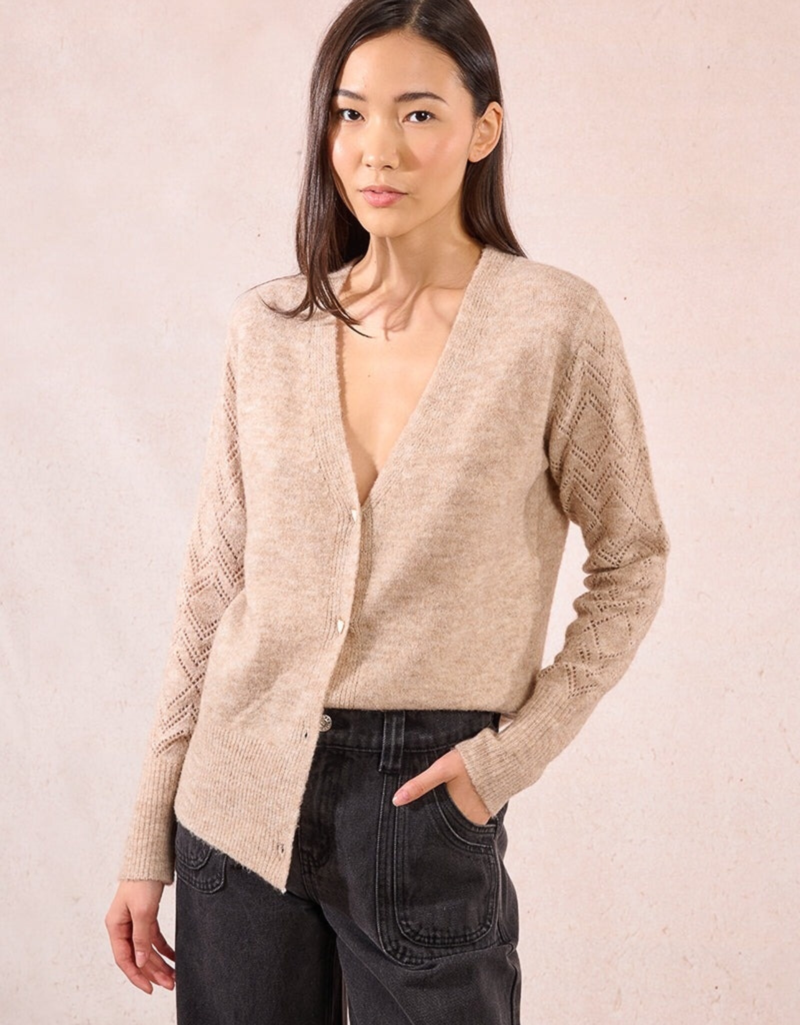 Molly Bracken Heart Button Cardigan