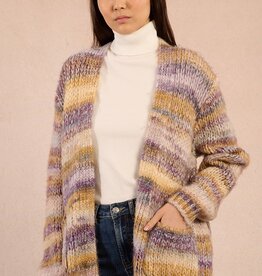Molly Bracken Striped Open Cardigan