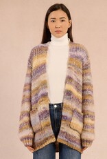 Molly Bracken Striped Open Cardigan