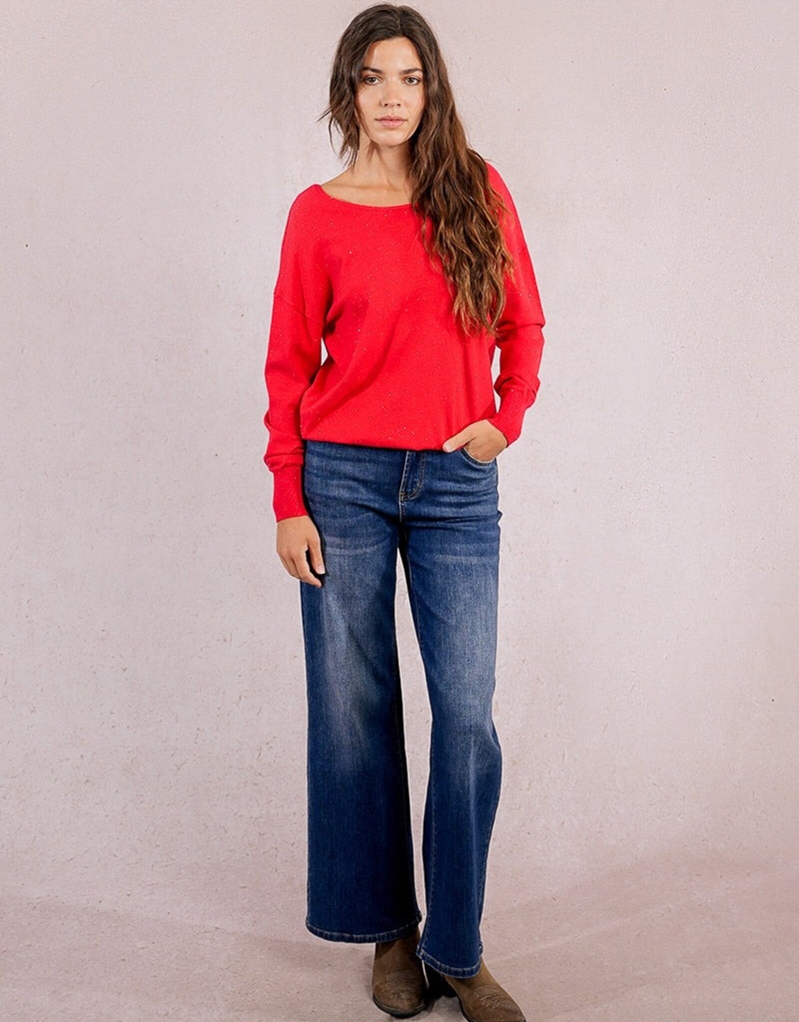 Molly Bracken Back Bow Sweater