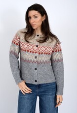 RD Style Themis Long Raglan Printed Cardigan