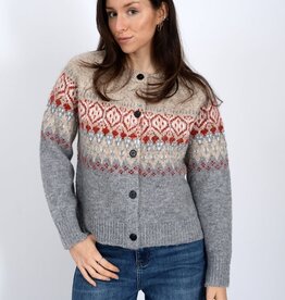RD Style Themis Long Raglan Printed Cardigan
