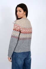 RD Style Themis Long Raglan Printed Cardigan