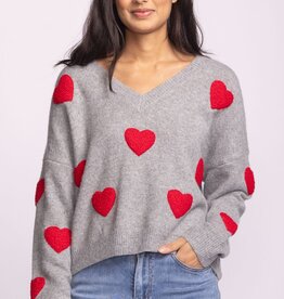 Pink Martini Espera Sweater w Hearts