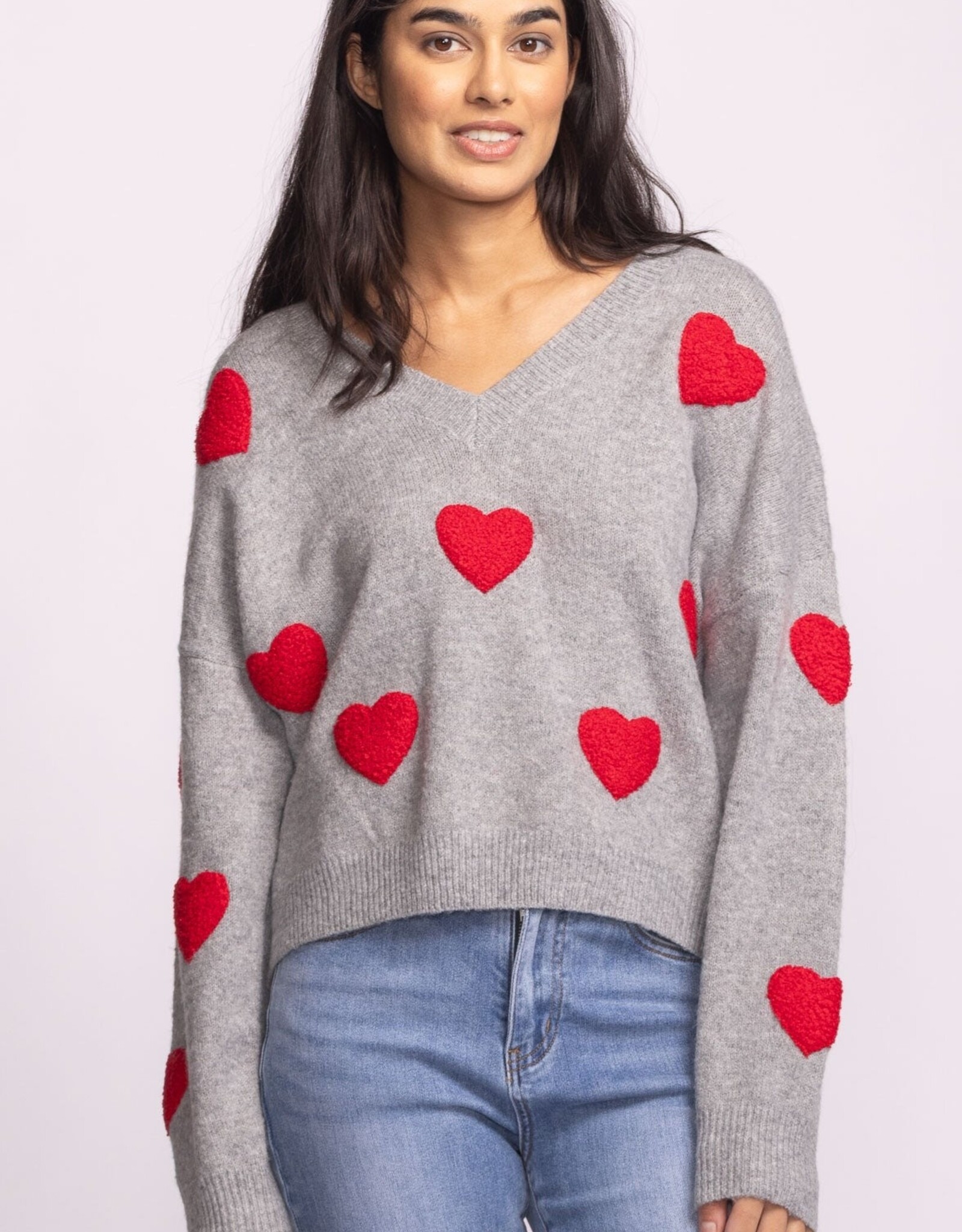 Pink Martini Espera Sweater w Hearts