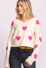 Pink Martini Espera Sweater w Hearts