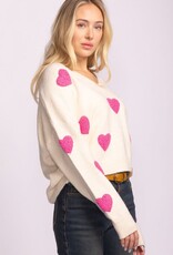 Pink Martini Espera Sweater w Hearts