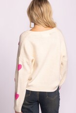 Pink Martini Espera Sweater w Hearts