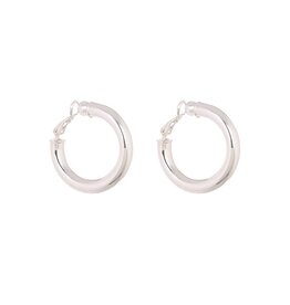 Merx Inc. Merx Clip on Hoops Silver