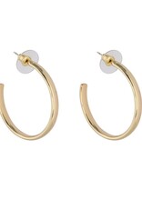Merx Inc. Merx Shiny Hoops 40mm Gold