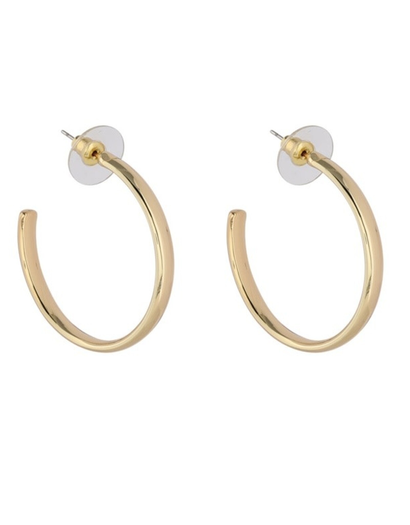 Merx Inc. Merx Shiny Hoops 40mm Gold