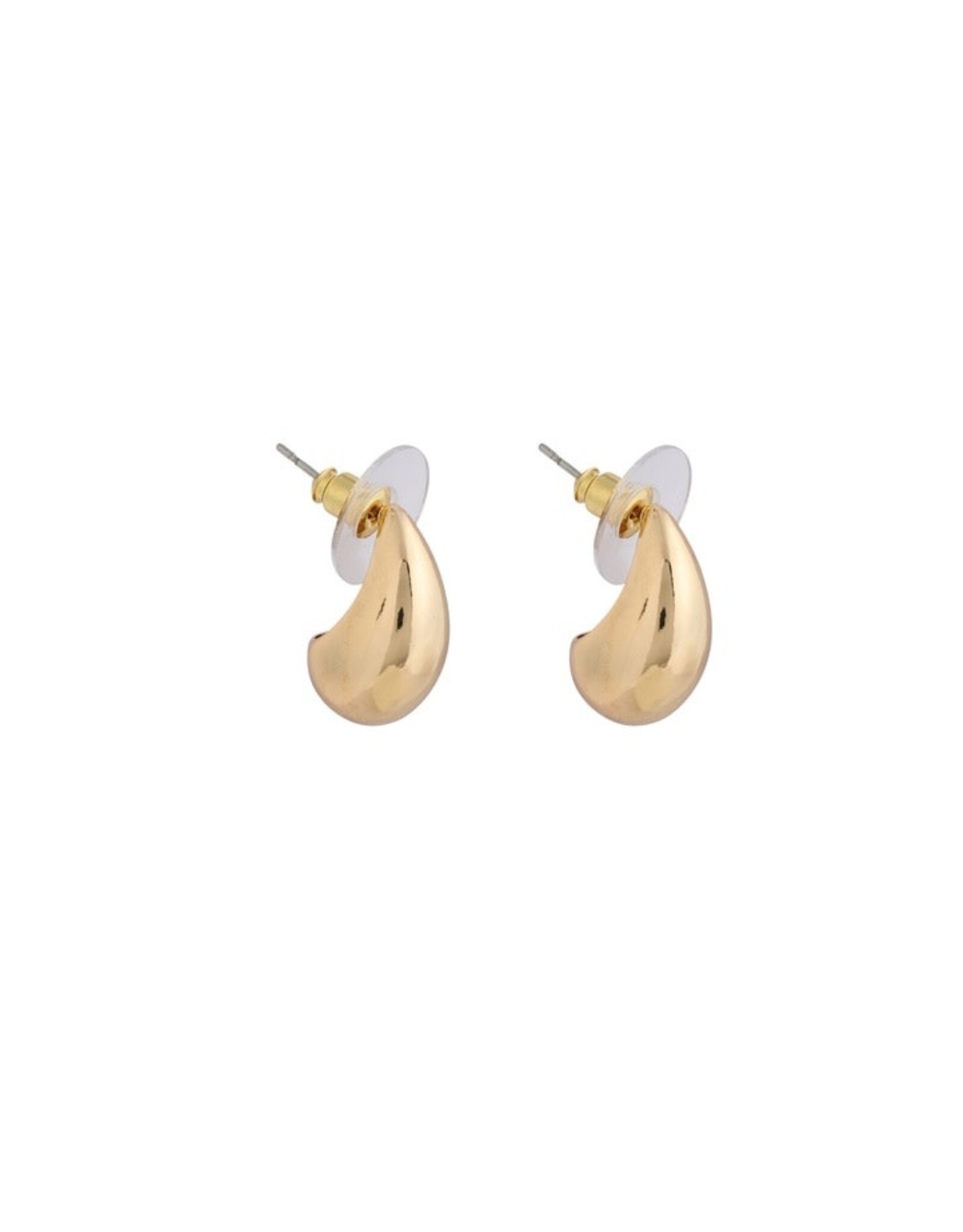 Merx Inc. Merx Moon Drop  Hoop Gold