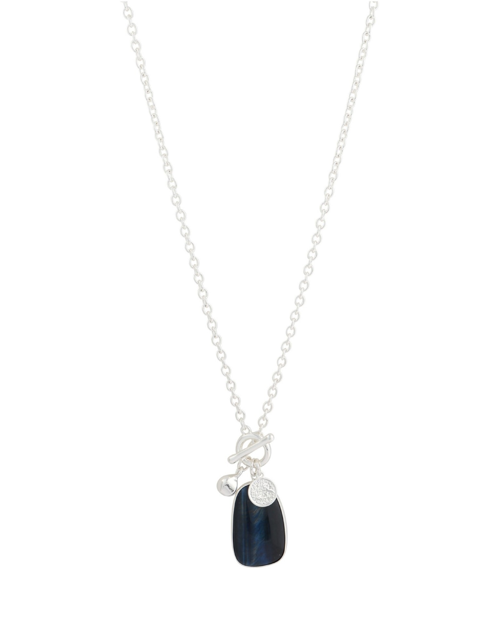 Merx Inc. Merx Navy Pendant Necklace Silver