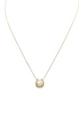 Merx Inc. Merx Pearl Gold Necklace Gold