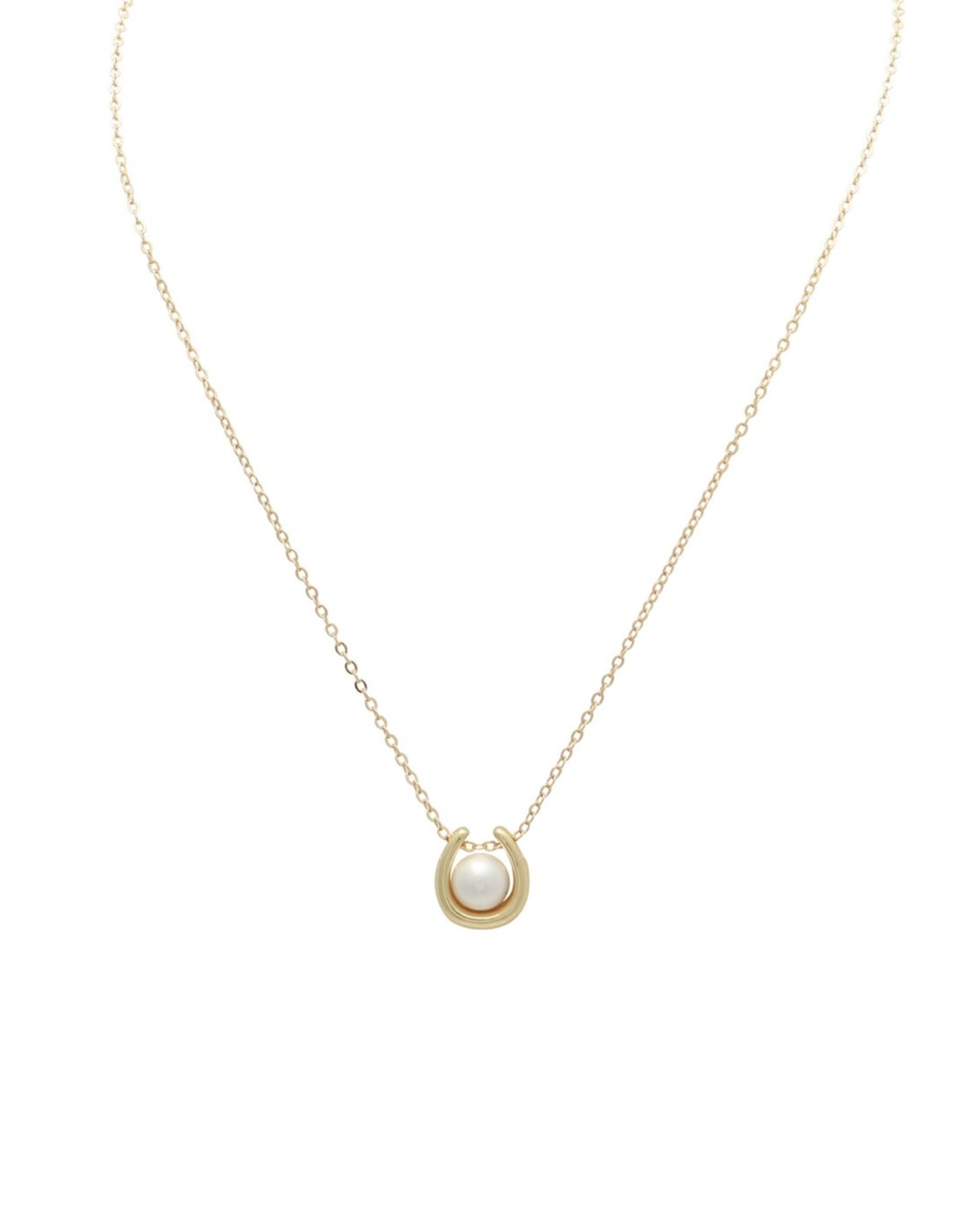 Merx Inc. Merx Pearl Gold Necklace Gold