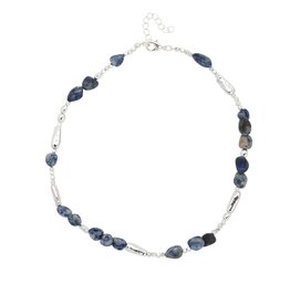 Merx Inc. Merx Beaded Necklace Blue Stones