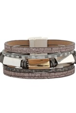 Merx Inc. Merx Rectangular Bead Bracelet