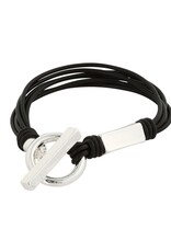 Merx Inc. Merx Wrap Disk Bracelet Silver