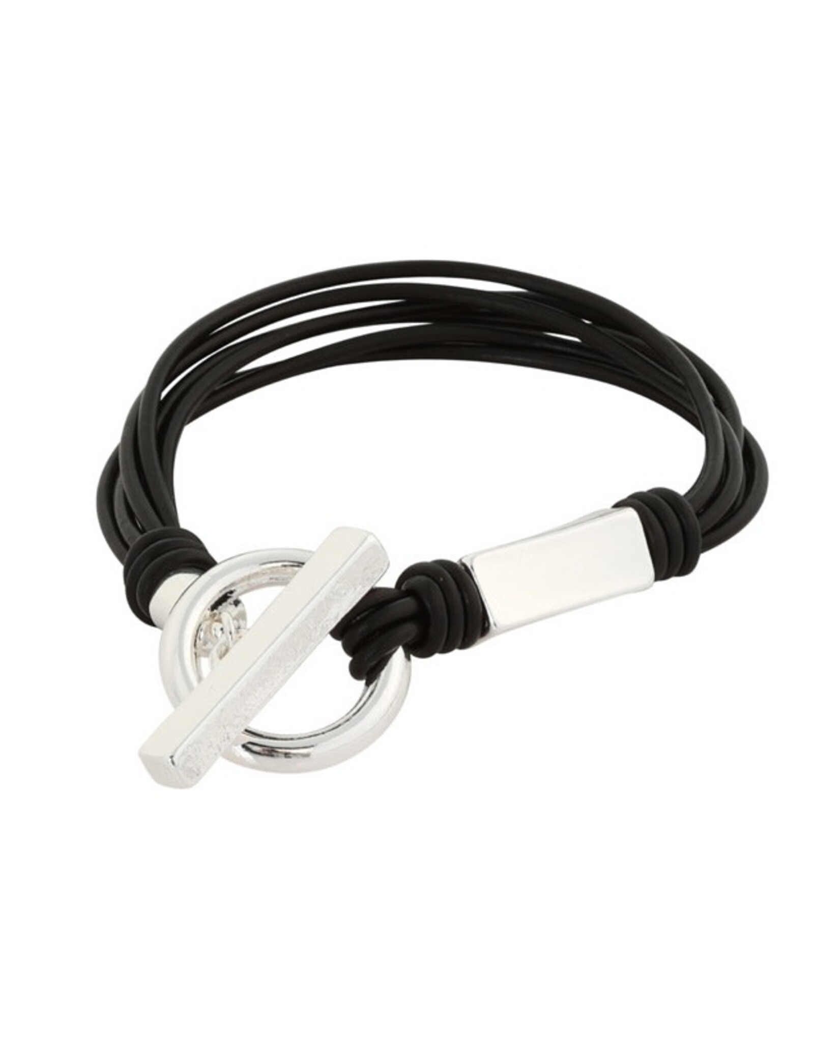 Merx Inc. Merx Wrap Disk Bracelet Silver