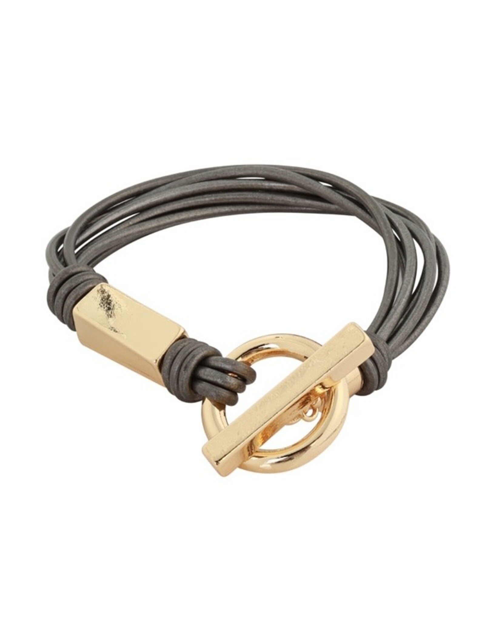 Merx Inc. Merx Wrap Disk Bracelet Gold