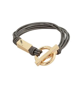 Merx Inc. Merx Wrap Disk Bracelet Gold