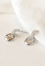 By Chance ByChance CZ Oval Shape Earrings