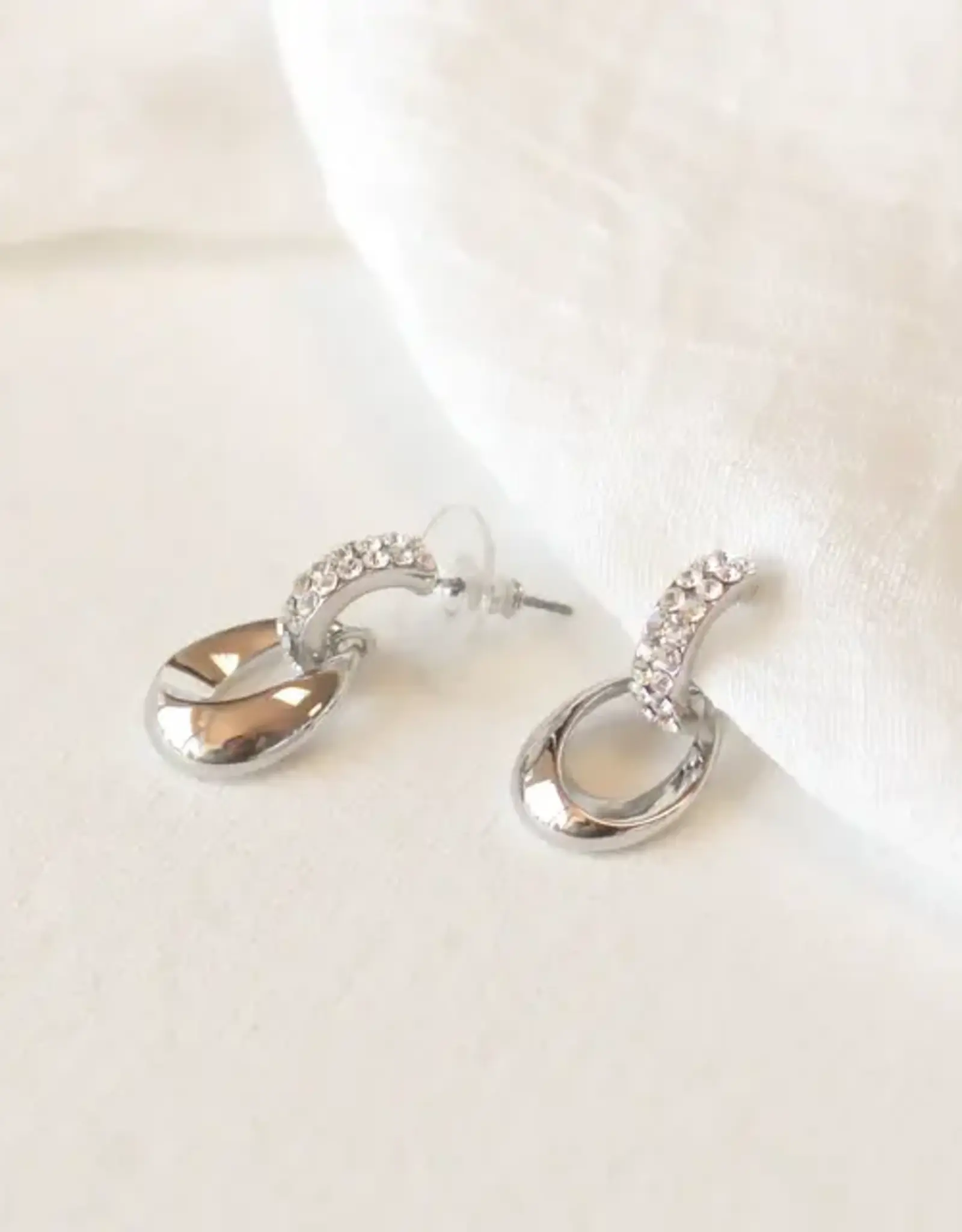 By Chance ByChance CZ Oval Shape Earrings