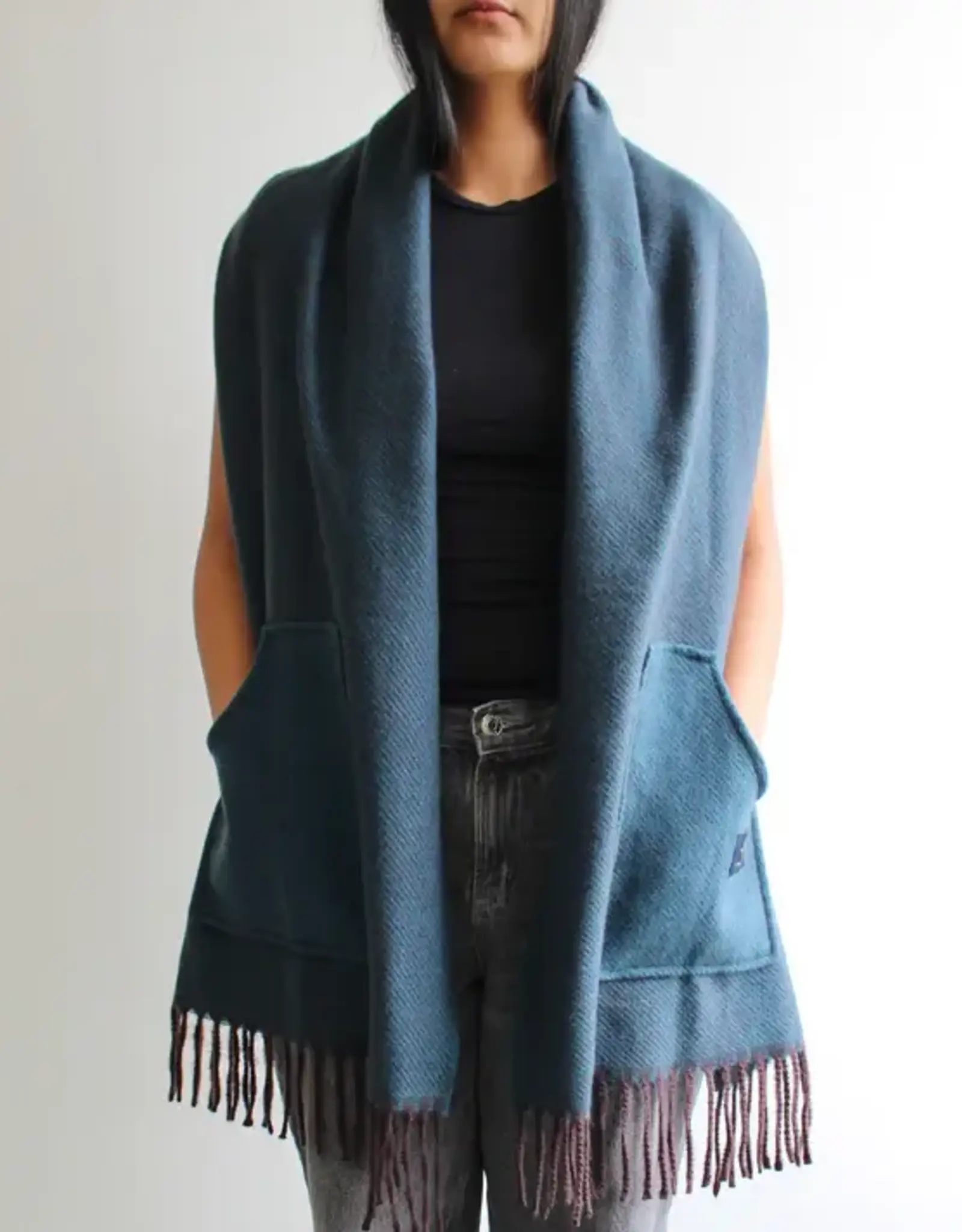 By Chance ByChance Jane Pocket Winter Scarf Teal
