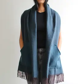 By Chance ByChance Jane Pocket Winter Scarf Teal