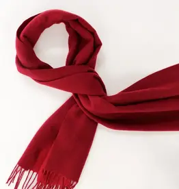 By Chance ByChance Holly Double Sided Scarf Red