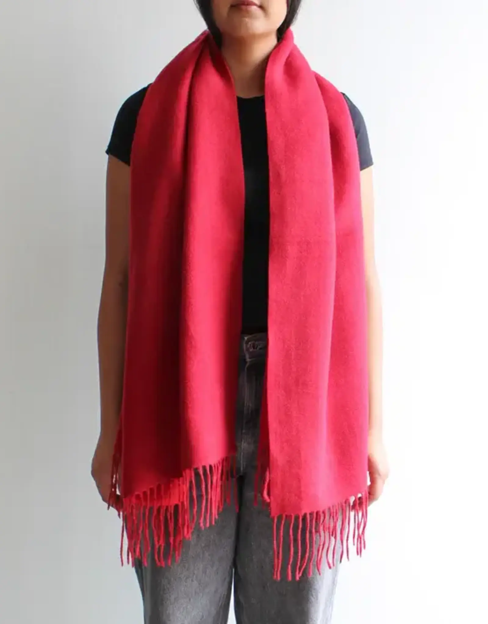 By Chance ByChance Holly Double Sided Scarf Red