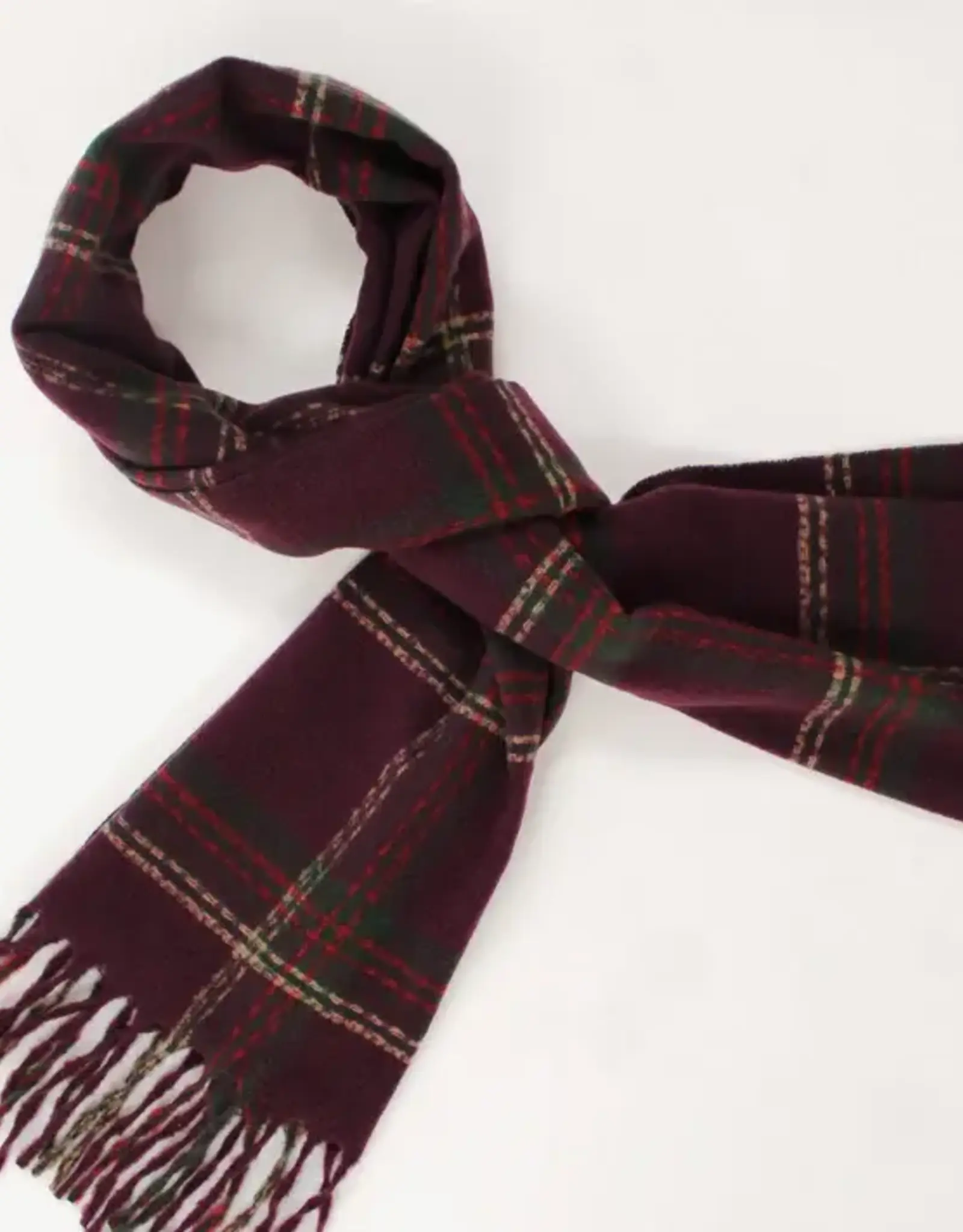 By Chance ByChance Carol Winter Scarf Burgandy