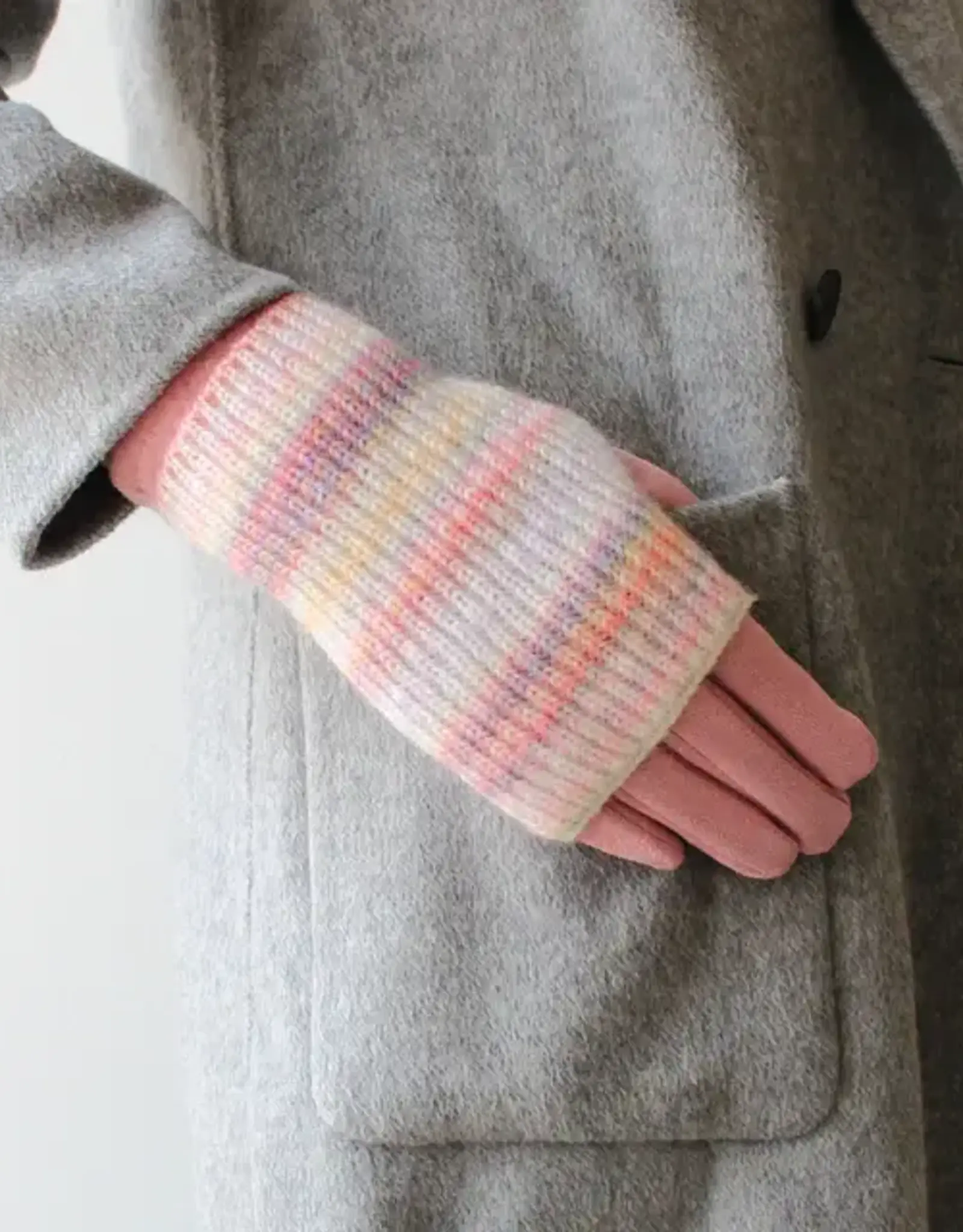 By Chance ByChance 3-1 Gloves Multi-Colour Pink