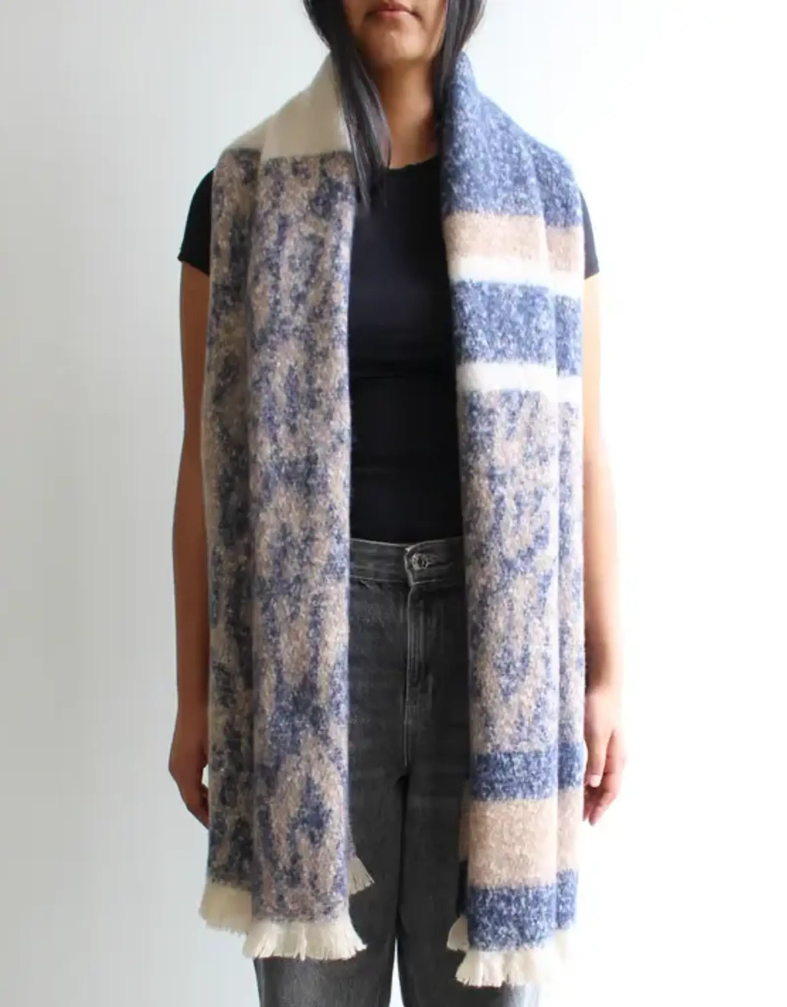 By Chance ByChance Bri Winter Scarf Blue