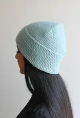 By Chance ByChance Wool Blend Fine Knit Hat Blue
