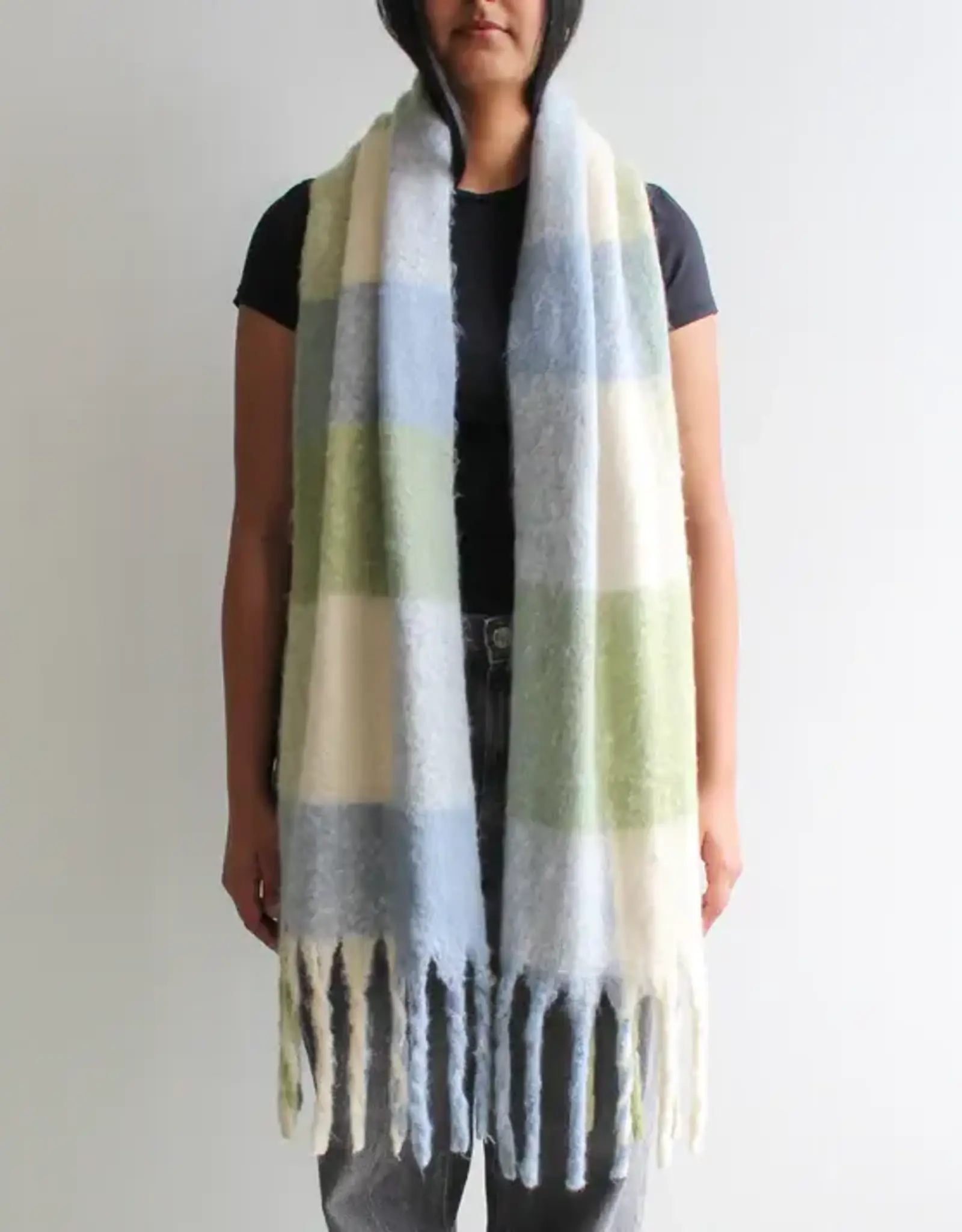 By Chance ByChance Olive Winter Scarf Green